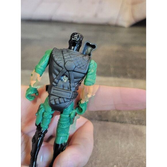 Green robot cyborg villain action figure toy - Picture 4 of 4